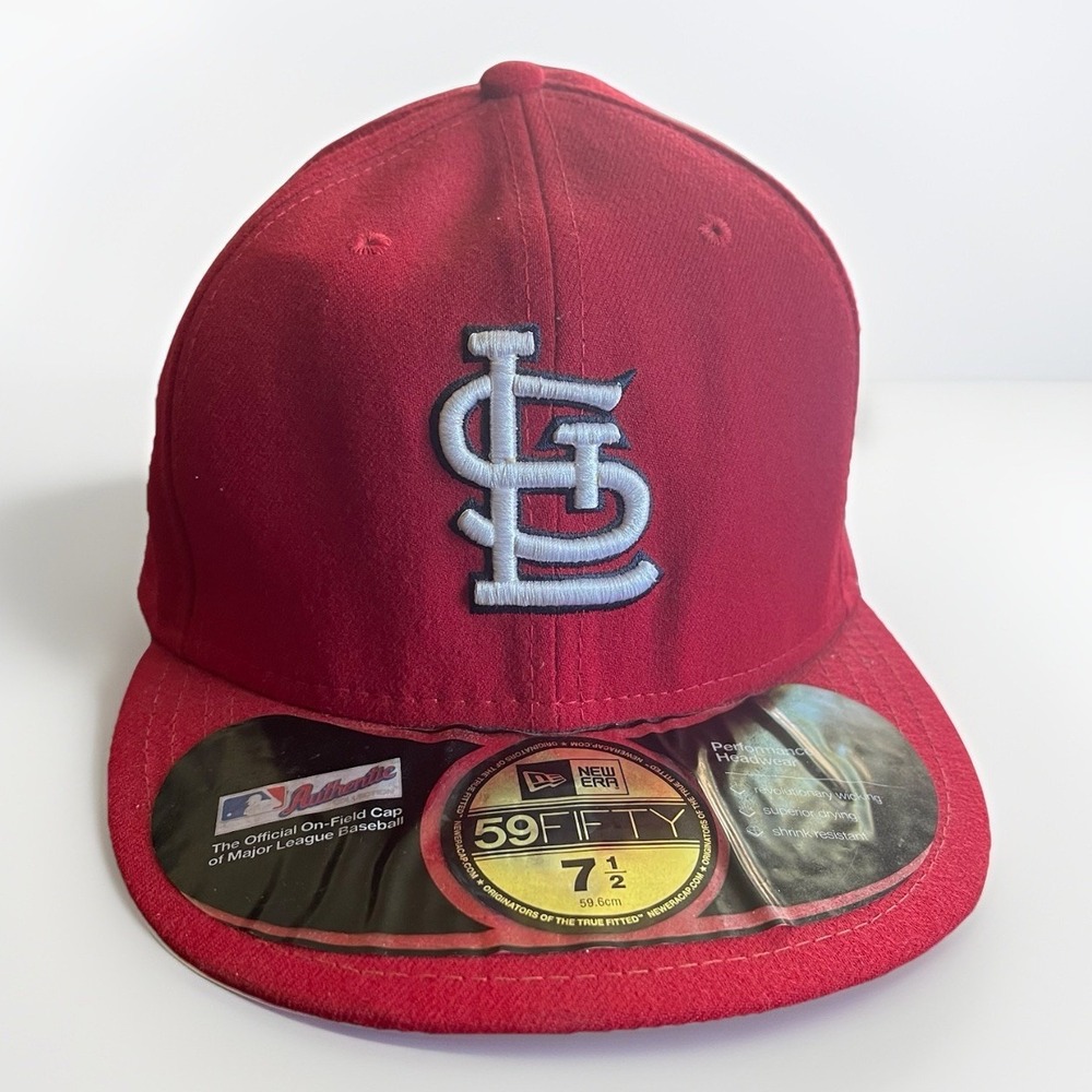 NEW St Louis Cardinals NewEra 59Fifty Low Profile Hat MLB On Field 7 1/2 Fitted